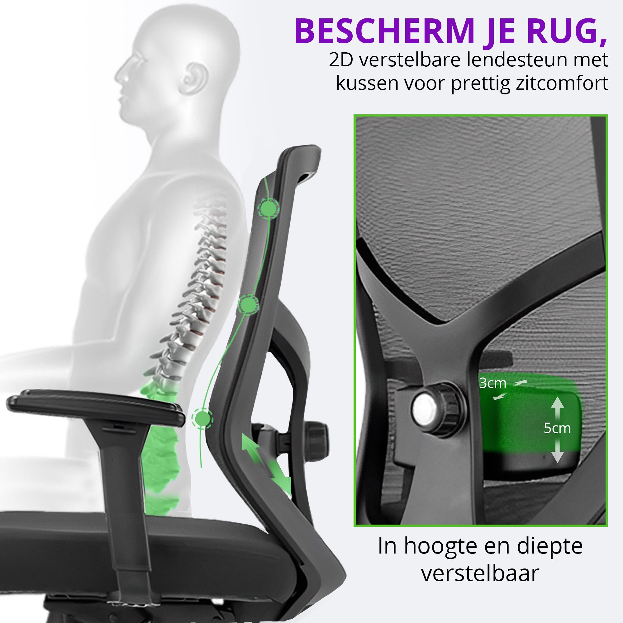 Robust Bureaustoel Original Black v3 NEN-1335