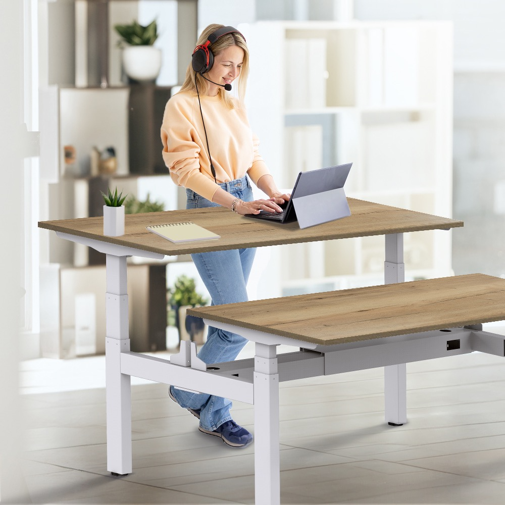 E-duo elektrisch zit-sta bureau 180×80