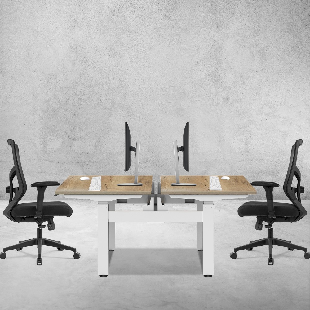 E-duo elektrisch zit-sta bureau 180×80