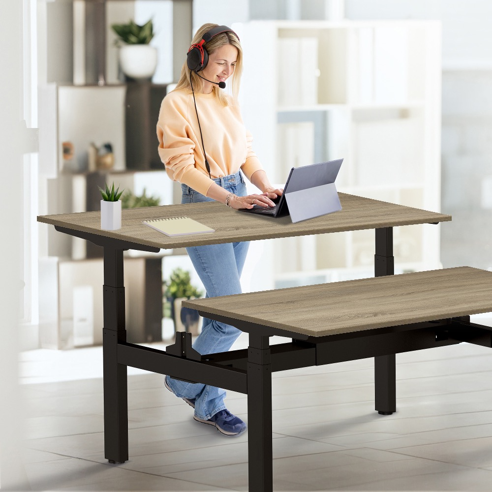 E-duo elektrisch zit-sta bureau 180×80