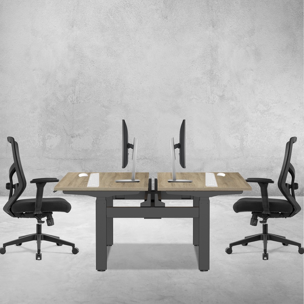 E-duo elektrisch zit-sta bureau 180×80