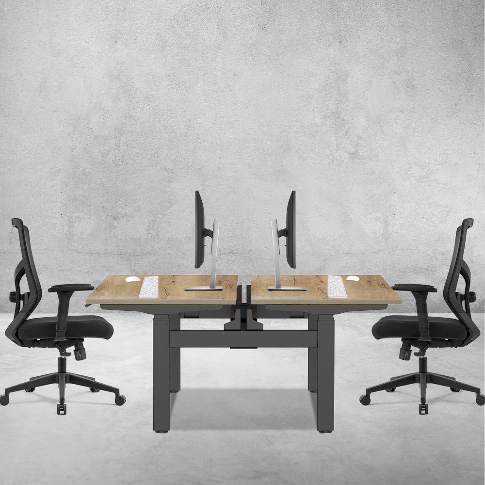 E-duo elektrisch zit-sta bureau 180×80