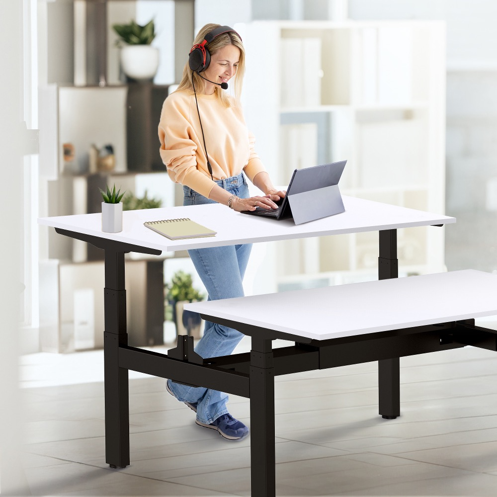 E-duo elektrisch zit-sta bureau 180×80