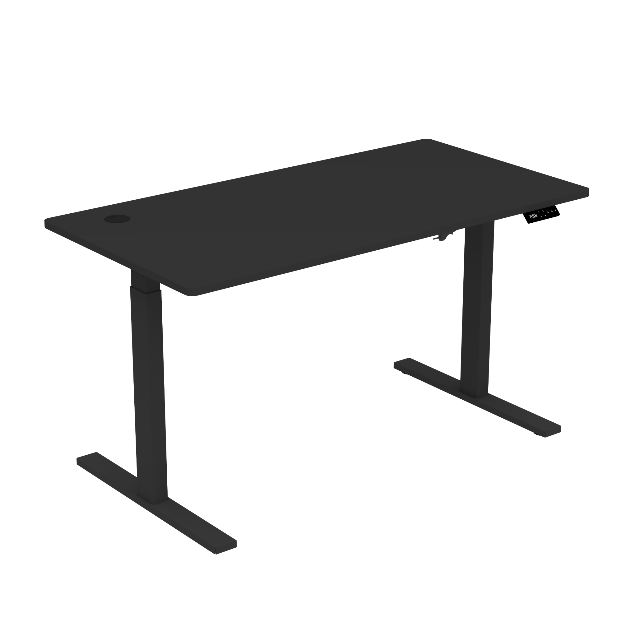 E-base elektrisch zit-sta bureau 140x70