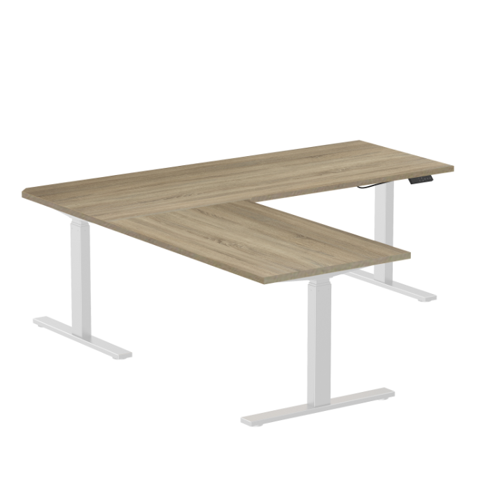 E-fit zit-sta hoekbureau 200x160x80 NPR
