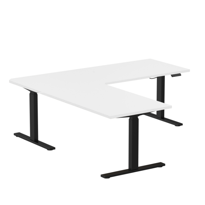 E-fit zit-sta hoekbureau 200x160x80 NPR