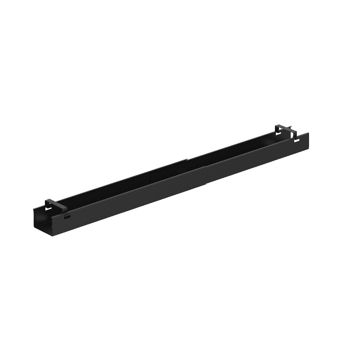Kabelgoot zit-sta bureau 90-140 cm