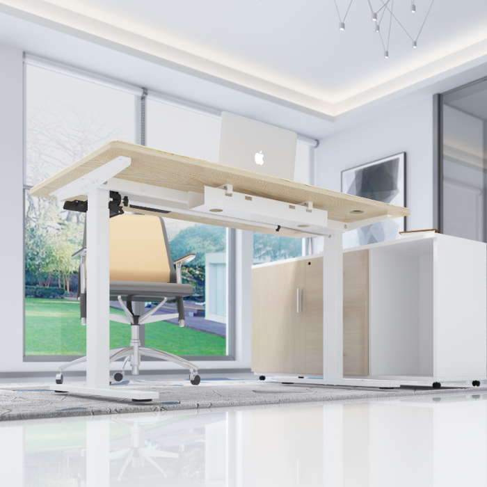 Kabelgoot zit-sta bureau 60 cm