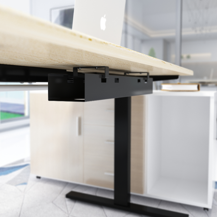 Kabelgoot zit-sta bureau 60 cm