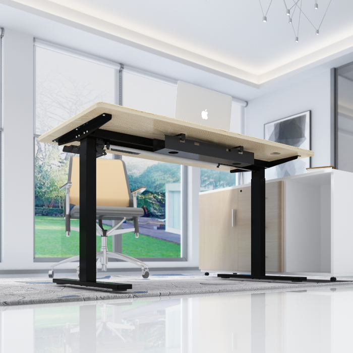 Kabelgoot zit-sta bureau 60 cm