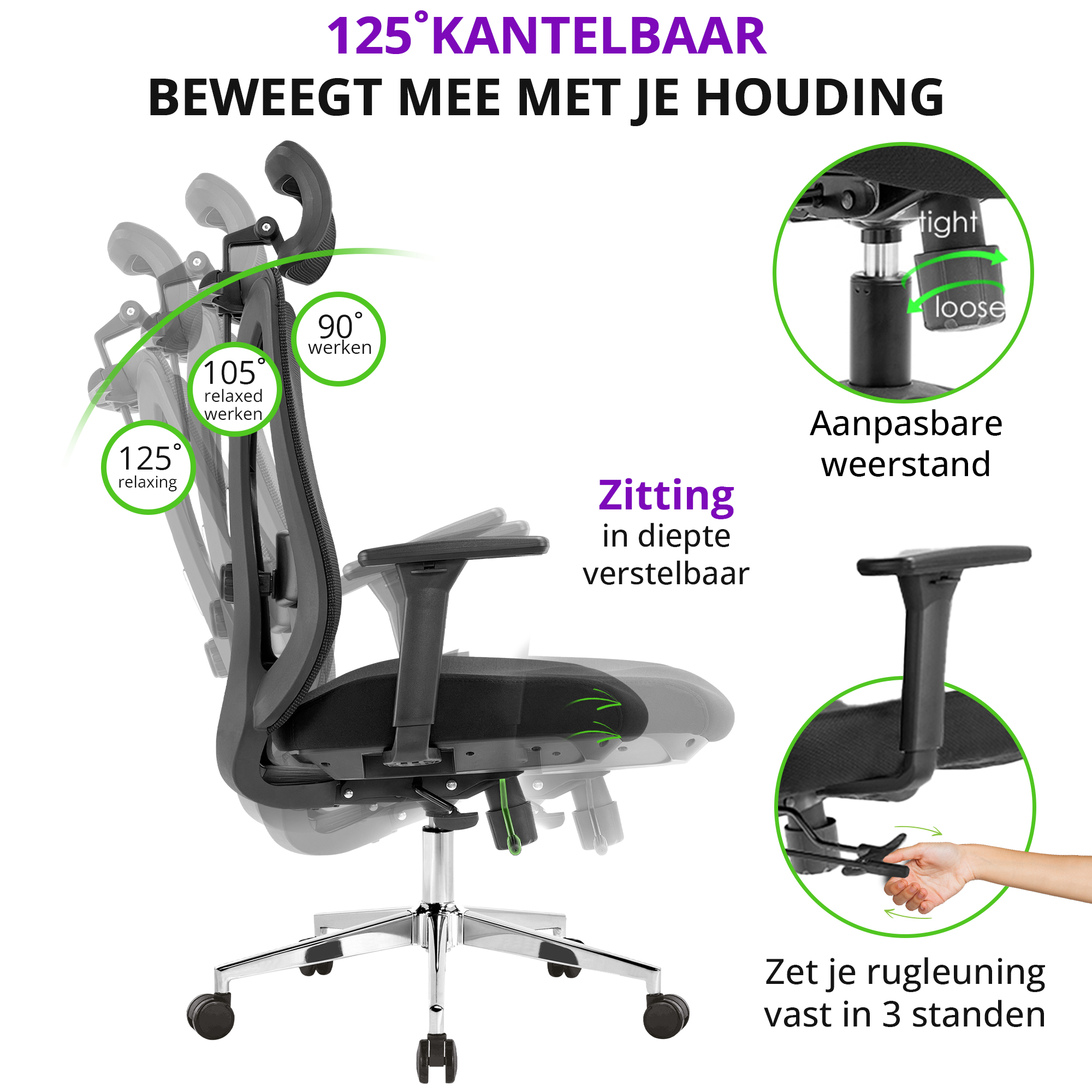Prestige Bureaustoel NEN-1335