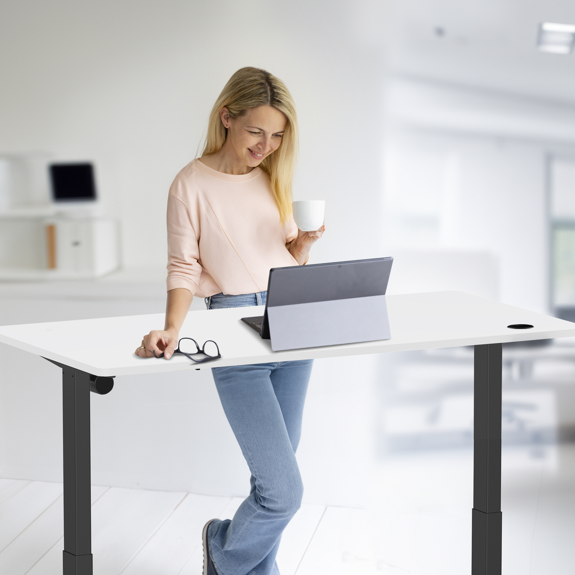 E-balance elektrisch zit-sta bureau 118×60