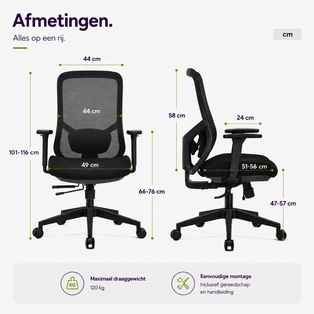 Vero Bureaustoel NEN-1335