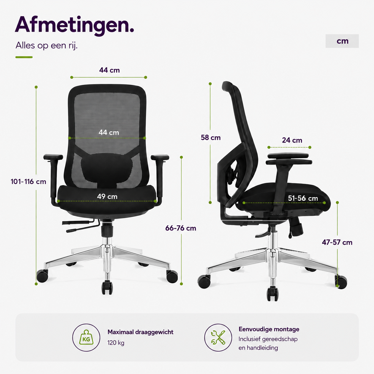 Vero Bureaustoel NEN-1335