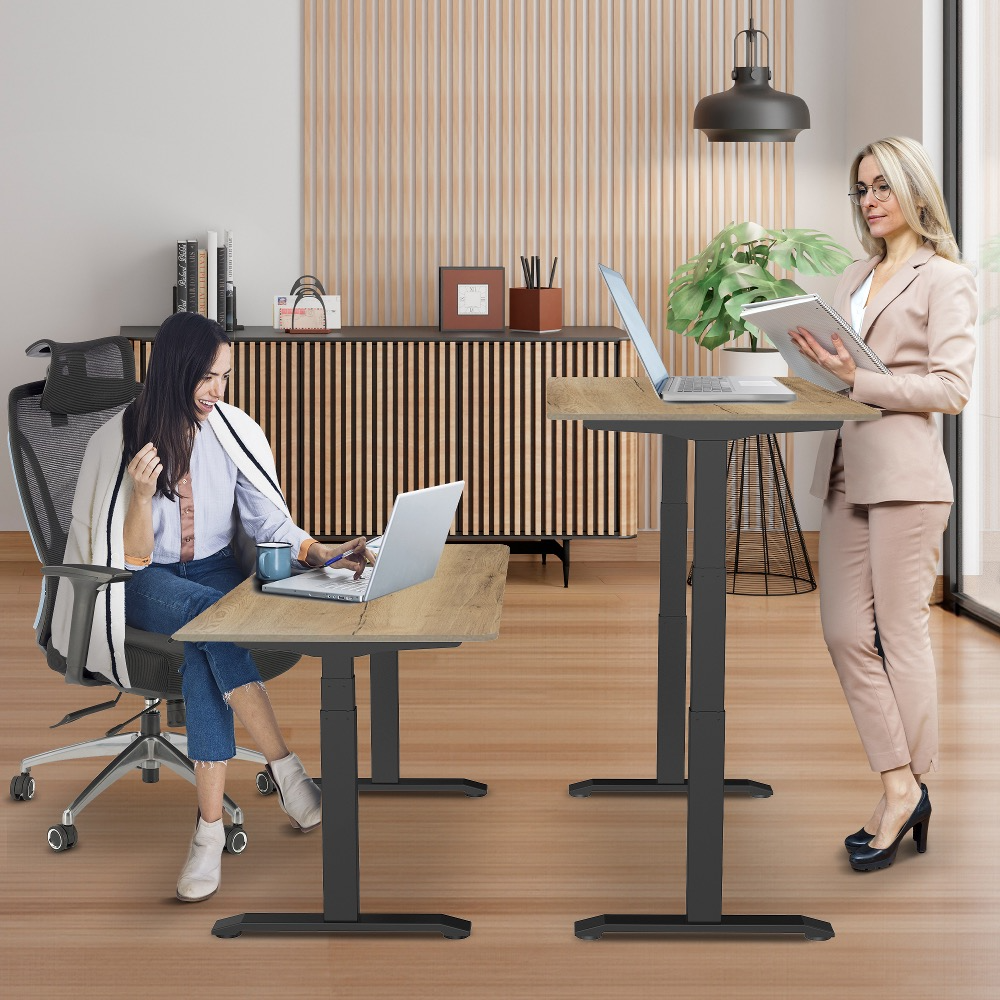 E-dual elektrisch zit-sta bureau 140x80 NPR