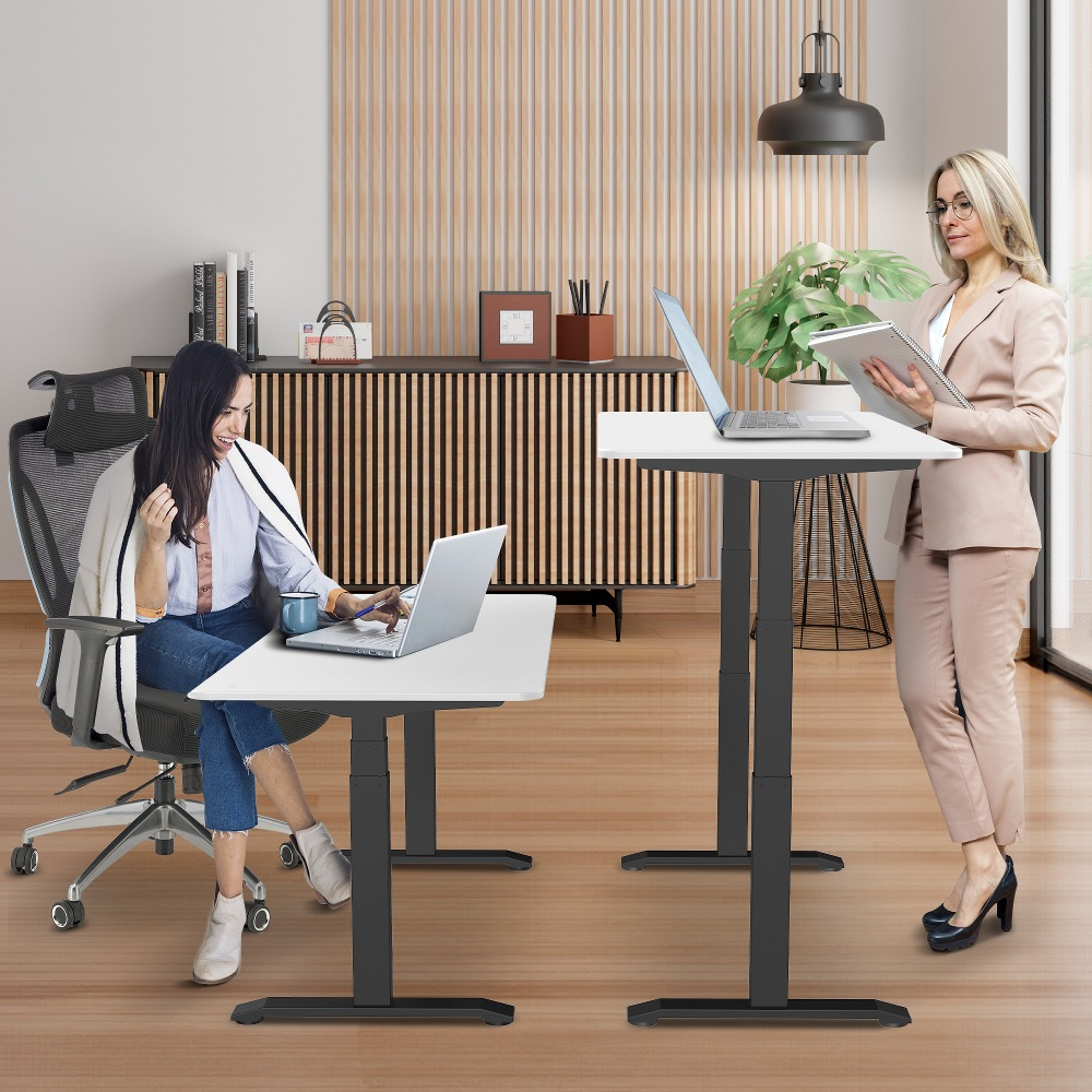 E-dual elektrisch zit-sta bureau 140x80 NPR