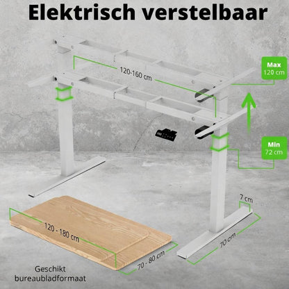 E-base elektrisch verstelbaar onderstel
