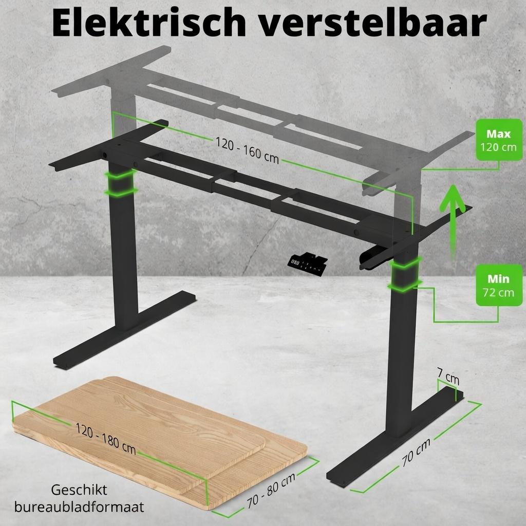 E-base elektrisch verstelbaar onderstel