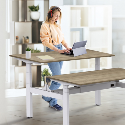 E-duo elektrisch zit-sta bureau 180×80