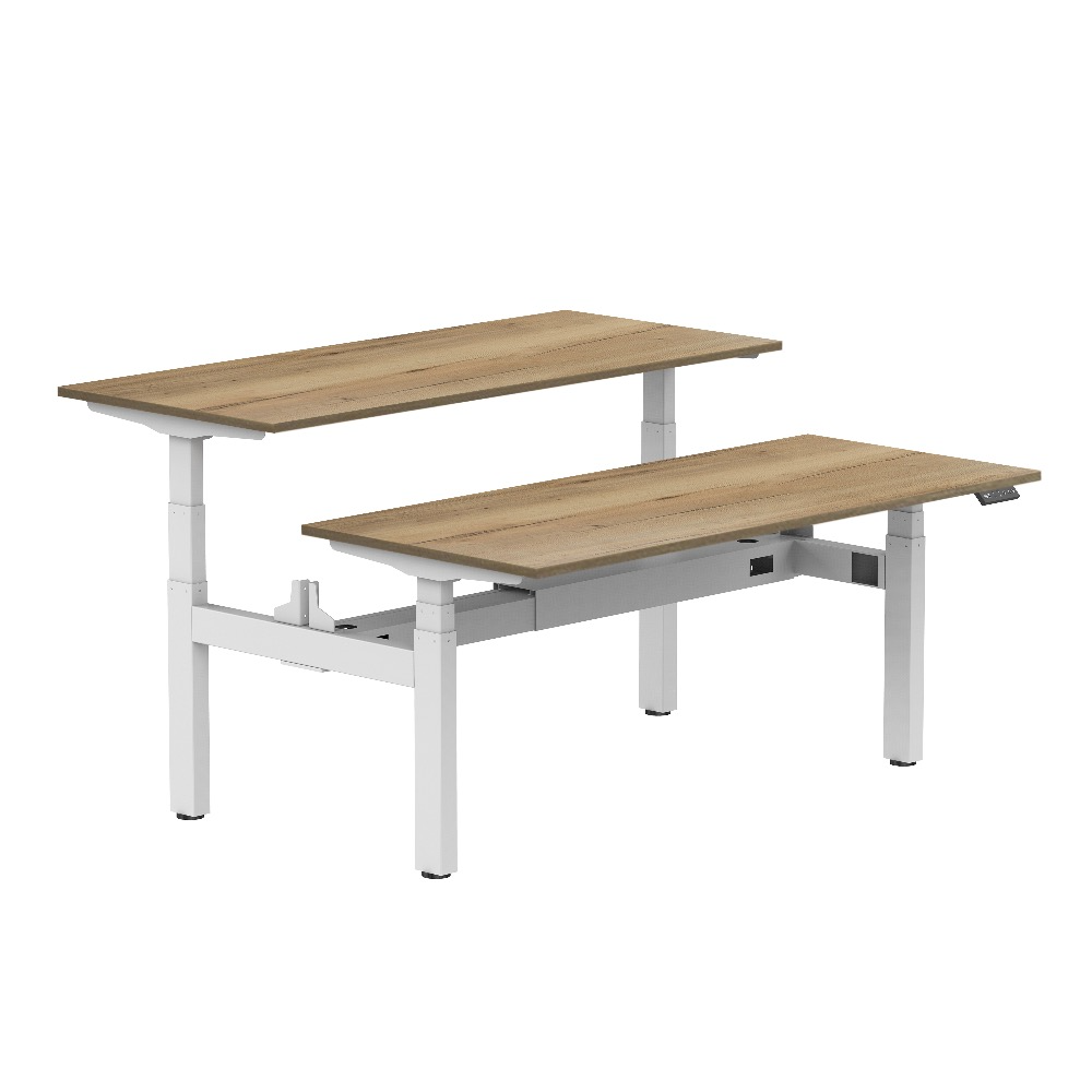 E-duo elektrisch zit-sta bureau 140×80