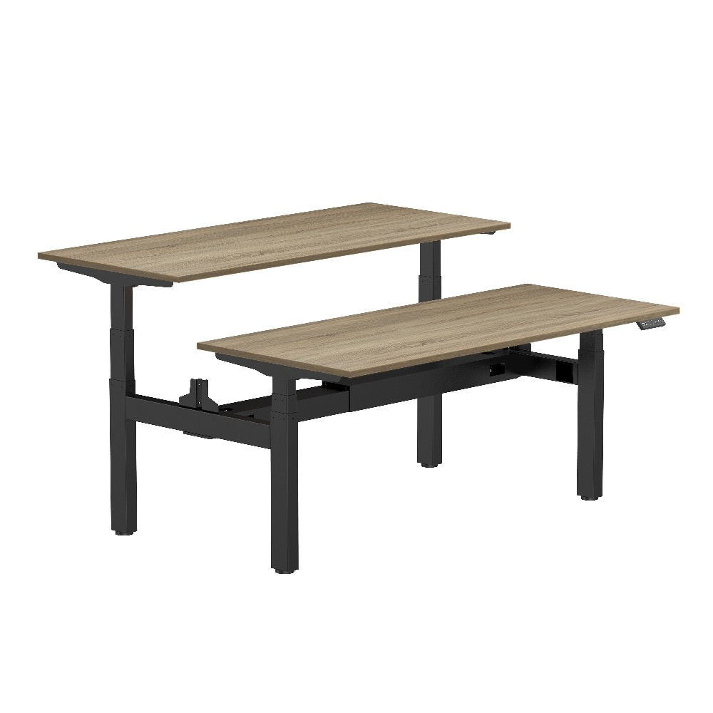 E-duo elektrisch zit-sta bureau 140×80