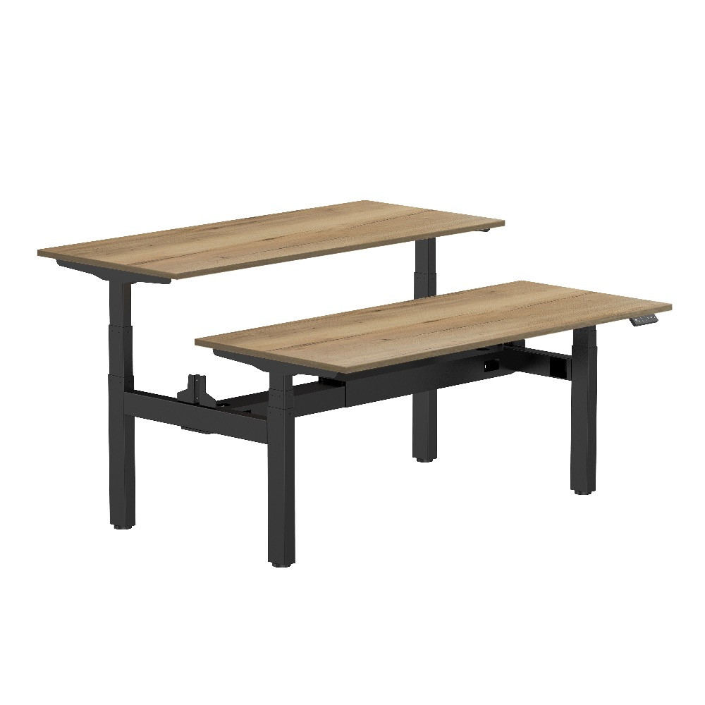 E-duo elektrisch zit-sta bureau 140×80
