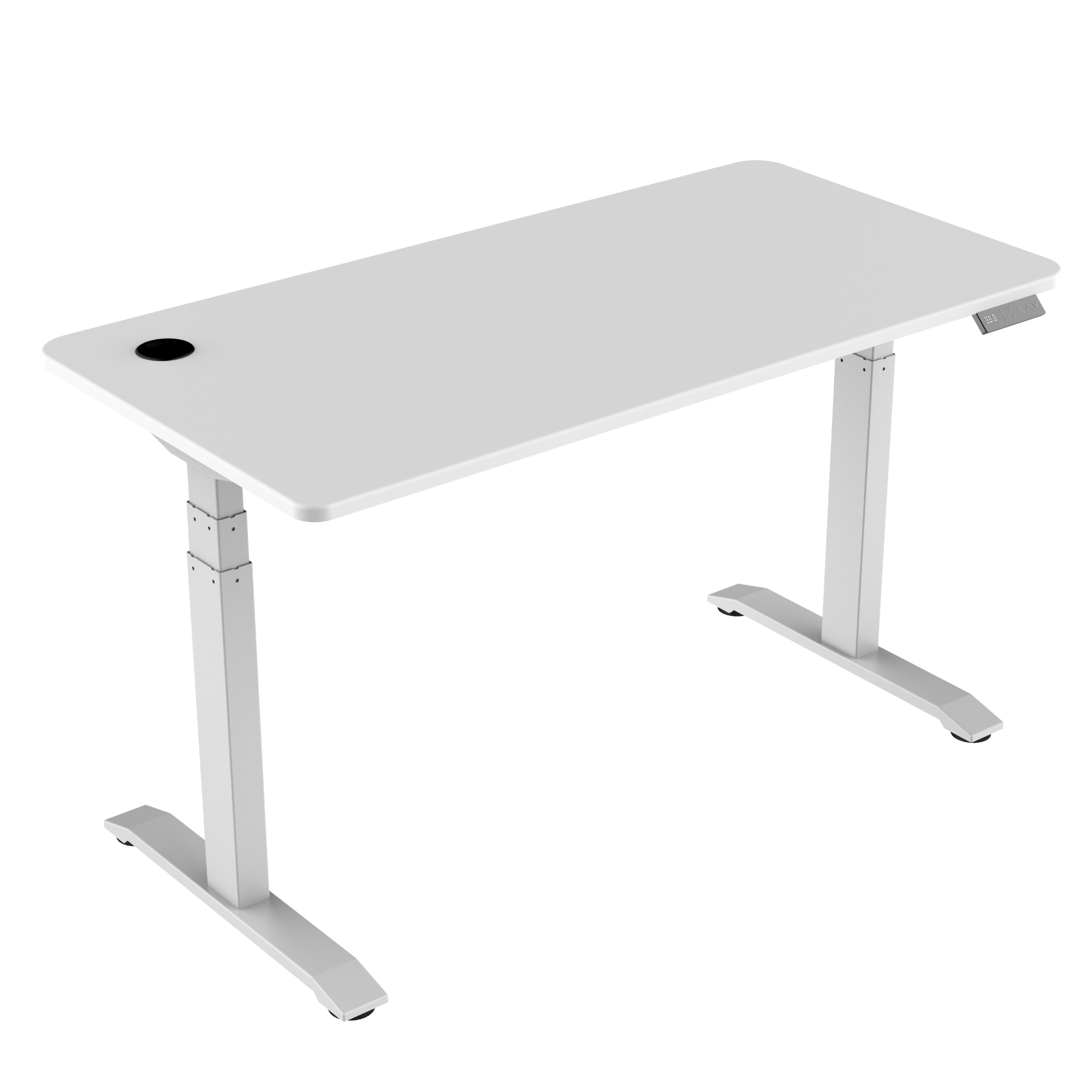 E-dual elektrisch zit-sta bureau 140x70