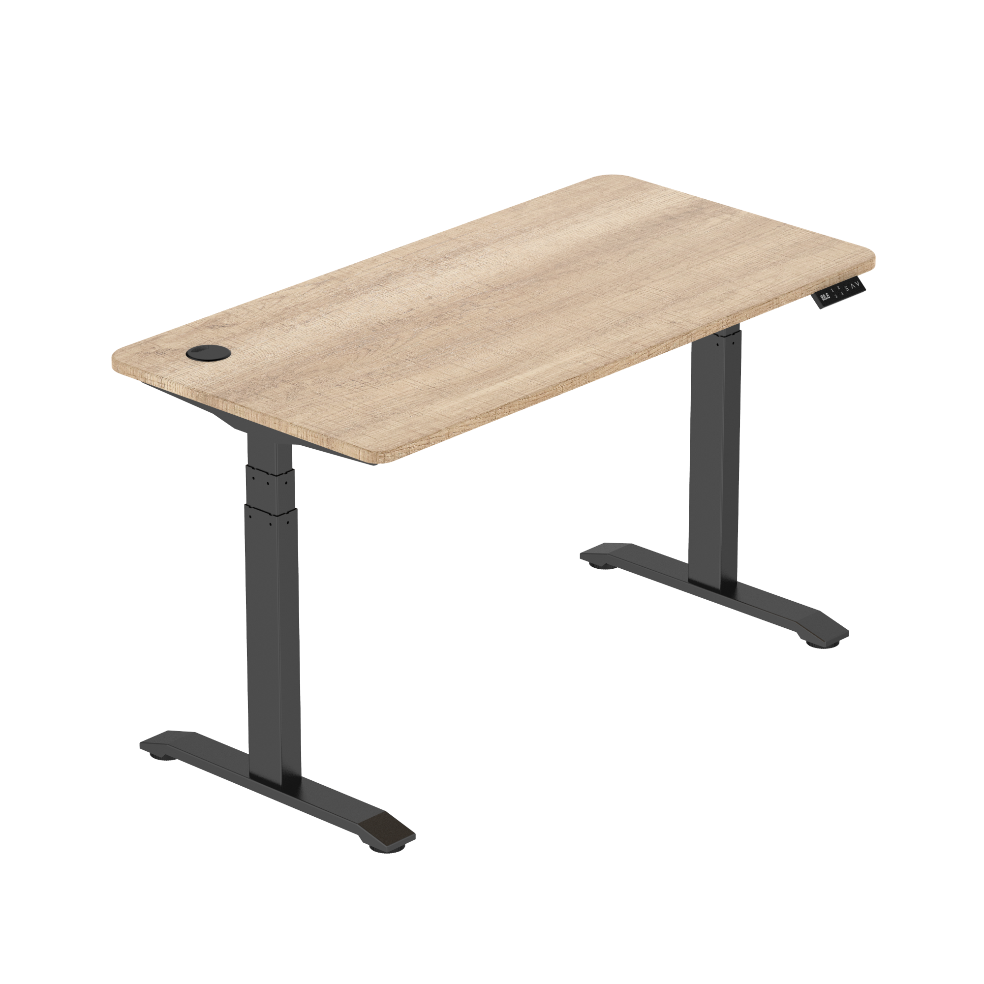 E-dual elektrisch zit-sta bureau 140x70