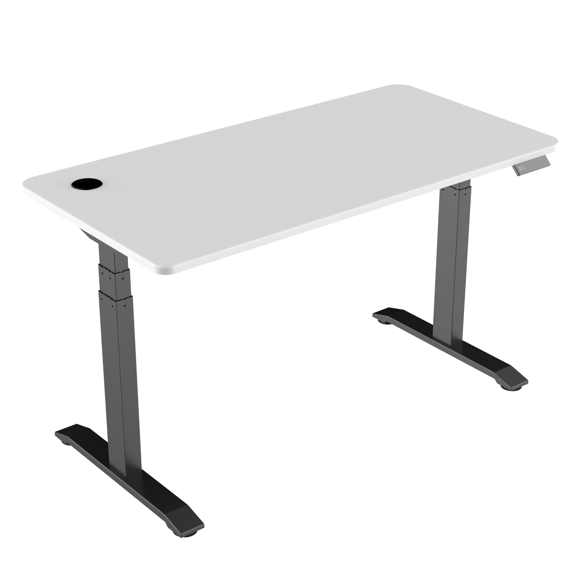 E-dual elektrisch zit-sta bureau 140x70