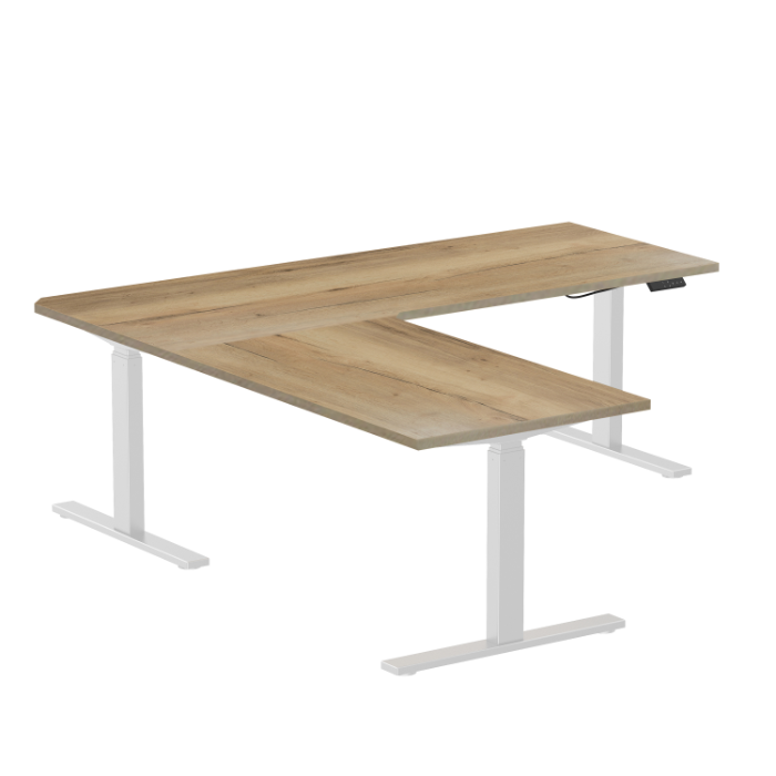E-fit zit-sta hoekbureau 180x160x80 NPR
