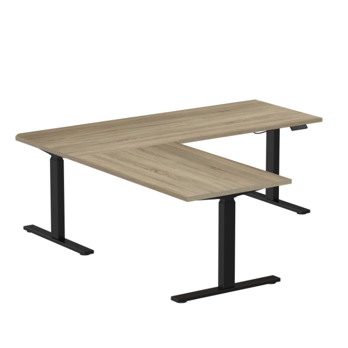 E-fit zit-sta hoekbureau 180x160x80 NPR