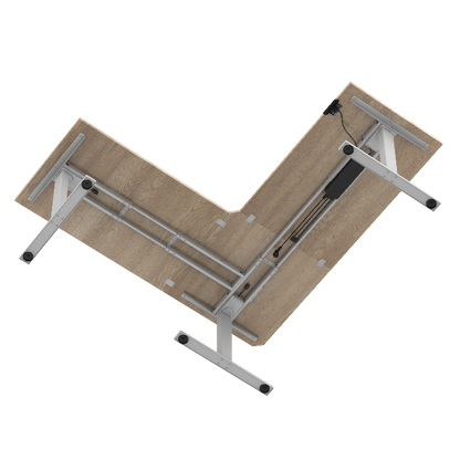 E-fit zit-sta hoekbureau 180x180x70