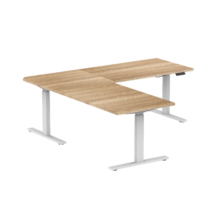 E-fit zit-sta hoekbureau 180x180x70