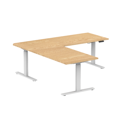 E-fit zit-sta hoekbureau 180x180x70