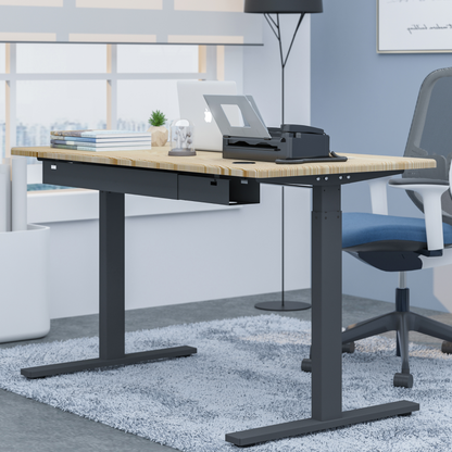 Kabelgoot zit-sta bureau 90-140 cm