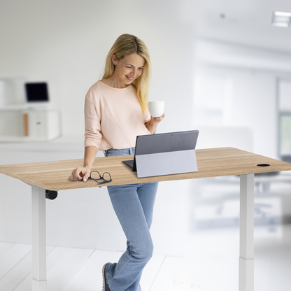 E-base elektrisch zit-sta bureau 140x70