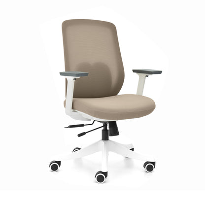 Liva Bureaustoel Beige Wit NEN-1335