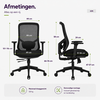 Vero Bureaustoel NEN-1335